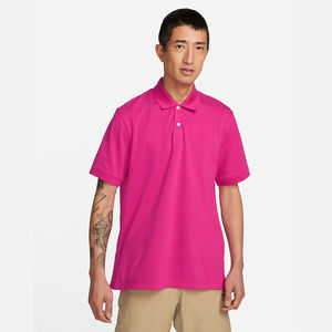 T-shirt de haute qualité pour hommes en coton épais à manches courtes pour polo T-shirt brodé sur mesure en tissu tricoté à motif solide S - Product Image 1