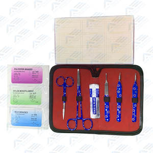 Kit de herramientas de práctica de sutura con estuche-Almohadilla de sutura de piel médica para entrenamiento y estudiantes de medicina-Comprar Kit de práctica de sutura - Product Image 1