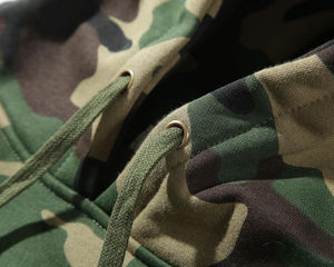 2025 Premium Quality Custom <b>Green</b> Camouflage Pullover Fleece Sweatshirt for <b>Men</b> Wholesale Trending Style <b>Hoodies</b> Sweatshirts - Product Image 6