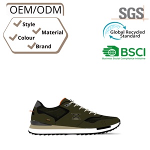 Chaussures de sport personnalisables pour hommes et femmes, chaussures décontractées, élégantes, respirantes, en maille Fly-knit, dessus en PU - Product Image 4