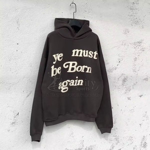 Sudadera con capucha estampada con logotipo personalizado hecha en Pakistán, el mejor proveedor, Sudadera con capucha estampada de manga larga para hombre - Product Image 5