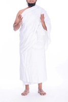 Serviette Ihram 100% pur coton adulte 2 pièces Hajj Umrah Ehram Ahram serviettes Ihram pour Hajj et Omra haute qualité et taille standard