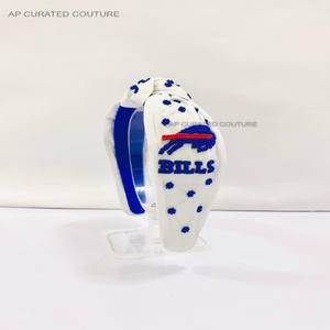 Bandeau artisanal Grinch de Noël personnalisé, brodé à la main, style noué, dernier style 2023, pour les fêtes de Noël - Product Image 4