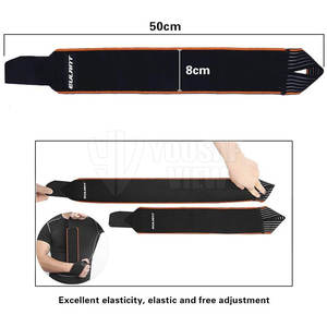 สายรัดข้อมือยกน้ำหนักปรับได้โลโก้ออกแบบได้ตามต้องการ - Product Image 6