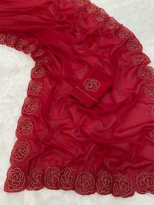 NEW LAUNCH Dhwaja Export Manipuri Silk Handwork Butta Work All Over Cut Work Border <b>Saree</b> - Product Image 4
