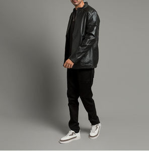 Chaqueta de Invierno de Cuero Genuino para Hombre, Estilo Premium de Diseñador, Hecha a Medida, Impermeable, Ropa Exterior de Moda para Venta al por Mayor - Product Image 3