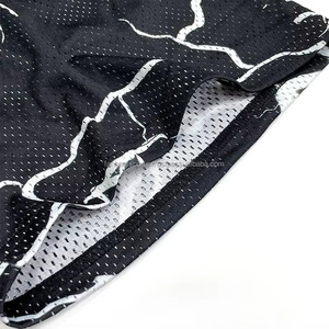 Shorts en maille personnalisés 100 % polyester, design sublimation, pour garçons et hommes, style basketball, pour la plage, fournisseur en gros, dernier design - Product Image 2