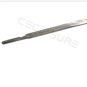 CECOSURE tarafından tıbbi cerrahi bıçak kolu için profesyonel paslanmaz çelik neşter kolu