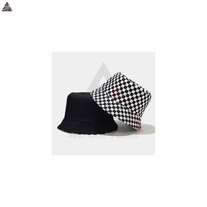 Wholesale Custom Logo 100% Cotton Reversible <b>Bucket</b> <b>Hat</b> Multi-color Printed Knitted Pattern For Women Men Kids For Daily Use - Product Image 4
