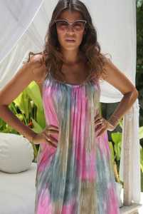 Robe longue sans manches pour femme, tenue Maxi, taille haute, Maxi, vacances, plage, soirée, été - Product Image 6