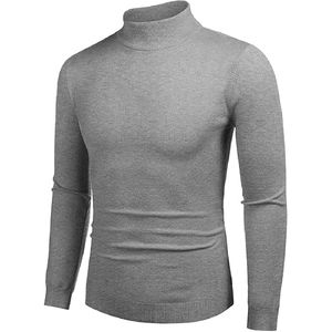 Vente en gros Pulls pour homme en polyester épais et chauds à col ras du cou et à manches longues de style décontracté - Product Image 1
