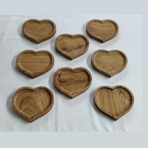 Bandejas de comida de cocina indias hechas a mano de gran oferta, diseño de flor de madera de mango de Acacia ecológico, acabado pulido para restaurante Pizza - Product Image 6