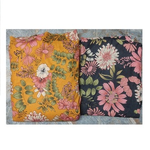 Nouvelle arrivée tissu de coton imprimé de fleurs pour articles ménagers tissu de coton de matière première textile disponible à différentes tailles - Product Image 1