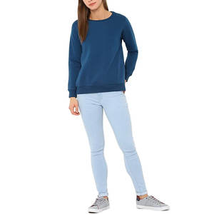 OEM peso pesado logotipo personalizado cuello redondo moda Casual invierno bordado de gran tamaño sudaderas Pakistán hecho - Product Image 1