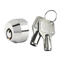 Cerradura de tornillo de aleación de zinc duradera para caja de ordenador, diseño cromado de calidad premium de ABA Locks