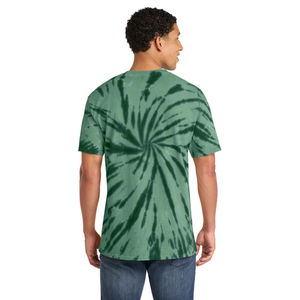 T-shirt en coton tie-dye personnalisé |   Fabricant de vêtements de mode streetwear unisexe à motif en spirale artisanal en gros - Product Image 5