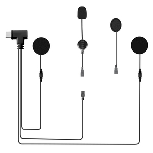 Accesorios Universales para Intercomunicador de Motocicleta <span class=keywords><strong>EJEAS</strong></span>, Clip Tipo-C, Auriculares de 3.5mm, Correa para el Hombro, Caja - Product Image 1