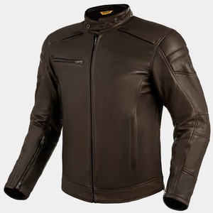 Blake Men Motorbike Riding Cowhide/Kangaroo Chaqueta de carreras de cuero de pista perforada/Chaqueta CE Nivel 2 Armaduras, todos los tamaños y colores - Product Image 1