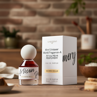 Fragrance World 80ml Parfum Unisexe Sucre Roux Épicé - Eau de Parfum Artisanale de Luxe Longue Durée Liquide de France