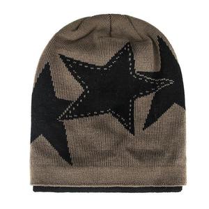 Gorro de punto Jacquard de otoño e invierno, gorro personalizado de moda transfronterizo, estilo informal cálido de Hip-Hop para hombres - Product Image 3