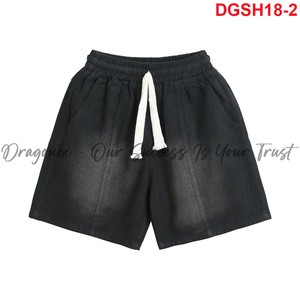 [COLECCIÓN CALIENTE] Sort Jeans Shorts Hombres Por encima de la rodilla 4 Way Stretch Dragonex Cintura Adecuado Street Style Dynamic Beach Fashion - Product Image 6