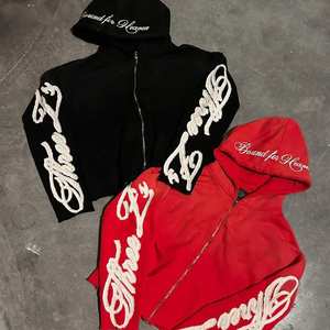 Survêtement unisexe lourd 400GSM vieilli personnalisé survêtement d'hiver vintage de luxe avec votre logo - Product Image 5