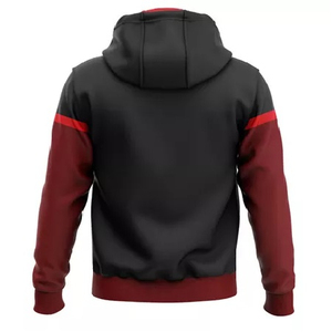 Sudadera con capucha con cremallera completa personalizada de peso pesado del fabricante Sudaderas en blanco de felpa francesa de alta calidad Puff de gran tamaño de punto 3D - Product Image 4