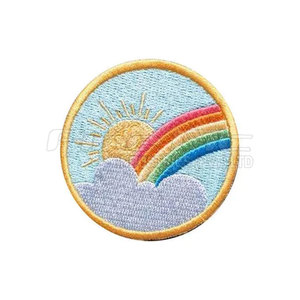Best Selling High Quality Professional Embroidery <b>Badges</b> New Design Wholesale Low Price Embroidered <b>Badges</b> - Product Image 4