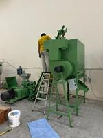 Sécheur de granulés d'aliments pour animaux d'une tonne/heure, machine de séchage et de refroidissement de granulés de bois avec un sécheur à seau gratuit HJ-C1000