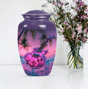 <b>Guitar</b> Urn for Ashes Adult Male Ashes for Women Human Ashes Cremation Memorial Urn for Mom Funeral Burial Urn Custom Size - Product Image 4