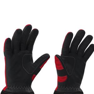 Advanced Fireproof Safety Rescue Work Cuero Bombero Guantes contra incendios con correa reflectante - Product Image 2