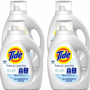 Wholesale New Free & Gentle Liquid Laundry <b>Detergent</b> with Fragrance | 64 Loads 84 Fl oz Natural Scent - Product Image 1