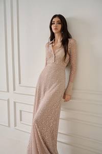 ชุดเดรสลำลองสำหรับสตรีชุดเดรสลูกไม้สีขาวออโรร่าประดับด้วยลูกไม้ - Product Image 6