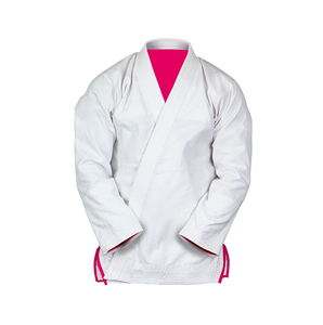 Kimono de BJJ pour femmes, rose, en Spandex/Polyester, tissu 280g, qualité supérieure, construction hautement cousue, séchage rapide, fusion sans couture - Product Image 1