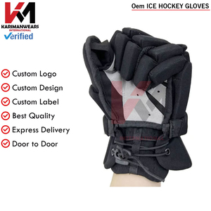 Venta al por mayor OEM Guantes de hockey sobre hielo Estilo profesional Envío internacional rápido OEM Guantes de hockey sobre hielo Diseño personalizado Transpirable - Product Image 4