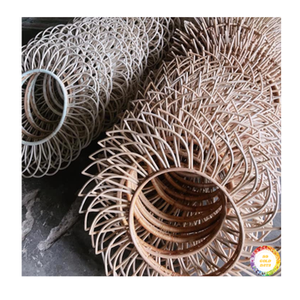 กระจกหวายชิ้นติดผนังงานทำมือลวดลายโดดเด่นสำหรับโรงแรมรีสอร์ทร้านอาหารและตกแต่งบ้านในเวียดนาม - Product Image 2