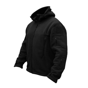 Veste polaire de qualité supérieure à fermeture éclair complète à manches longues pull Sports d'hiver à capuche d'extérieur avec fermeture éclair - Product Image 3