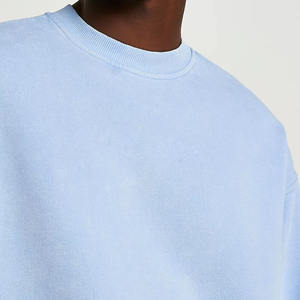 Sweat-shirts unis de haute qualité surdimensionnés pour hommes, prix bas, collection d'hiver, designs tendance, tissu respirant 2026 - Product Image 3