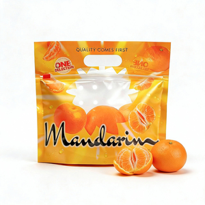Bolsa Doypack Transparente con Cierre y Asa, Personalizada con Impresión, Precio de Fábrica, para Frutas y Verduras Frescas - Product Image 5