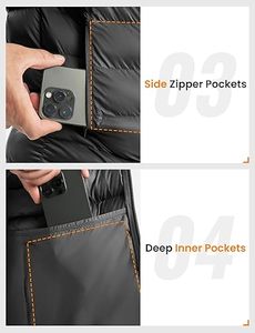 Chaqueta acolchada personalizada de talla grande para hombre, ropa de calle de invierno, chaqueta acolchada personalizada con logotipo en relieve Unisex para hombre de alta calidad - Product Image 3