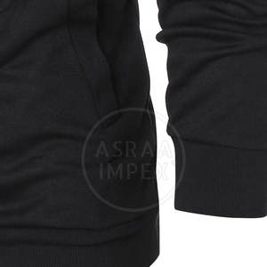 Sudadera con capucha de patrón sólido simple para hombre, jersey de 100% algodón, tela suave y flexible diseñada para la comodidad de invierno de la moda callejera - Product Image 6