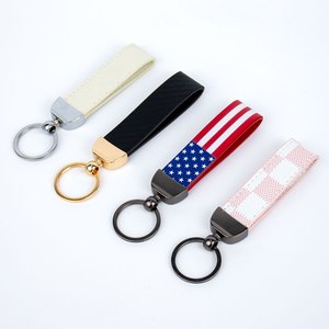Porte-clés en métal vierge de haute qualité, design personnalisé, porte-clés en cuir de marque, accepte le logo personnalisé, cadeau promotionnel - Product Image 6