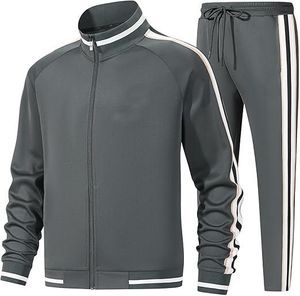 Vente en gros 100% coton Hommes Deux pièces Survêtement Personnalisé Surdimensionné Zip Veste Pantalon Respirant Grande Taille Activewear Jogging Ensemble - Product Image 3