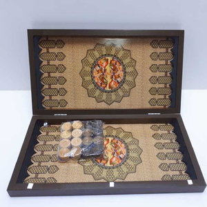 Acheter Jeu de backgammon fait main de haute qualité Jeu pour la famille Jeu de backgammon amusant Cadeau de Noël pour enfants Jeu de famille en gros - Product Image 5
