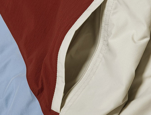 เสื้อกันลมมีซิปสำหรับผู้ชายเสื้อโค้ทกันลมกันน้ำเสื้อโค้ทเดินป่าโลโก้ขนาดพลัสไซส์ - Product Image 4