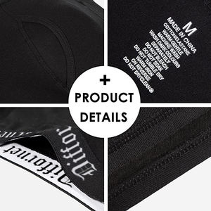 Gran oferta de ropa interior para hombre, Calzoncillos Bóxer, fabricante, logotipo personalizado, ropa interior de algodón Modal de bambú, calzoncillos para hombre, Bóxer DDP, envío - Product Image 4