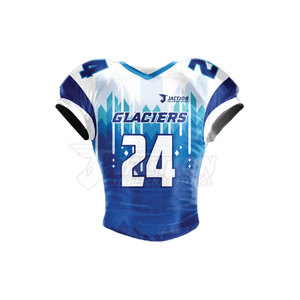 Uniforme de football américain personnalisé, style unique, 100% polyester, séchage rapide, respirant, manches courtes, ensemble pour l'équipe nationale - Product Image 5