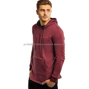 Vente en gros d'usine Pull à capuche de haute qualité personnalisé 80% coton élégant pour hommes sportifs à bas prix - Product Image 1