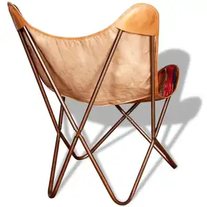 高品质沙发套装家具蝴蝶椅手工装饰椅折叠蝴蝶椅带真皮舒适座椅