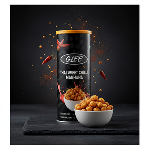 Glee Thai Sweet Chilli Roasted Makhana Bajo en Grasa y Alto en Proteínas 80g Caja Pringle Sin Gluten Snack Saludable - Product Image 4